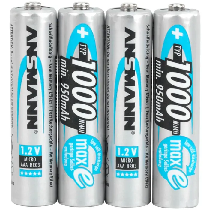 Ansmann 4xAAA NM 1.2V/ 1000mAh