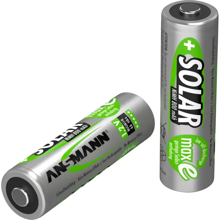 Ansmann Mignon Solar NiMh battery 2xAA 800mA
