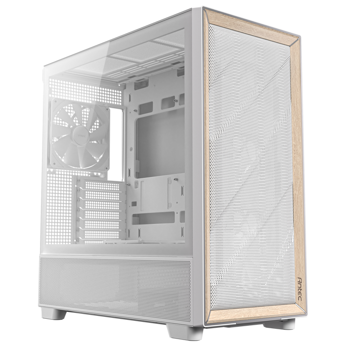 Antec Flux PC-Gehäuse, Full-Tower, E-ATX, Tempered Glass – weiß-0-761345-10134-9