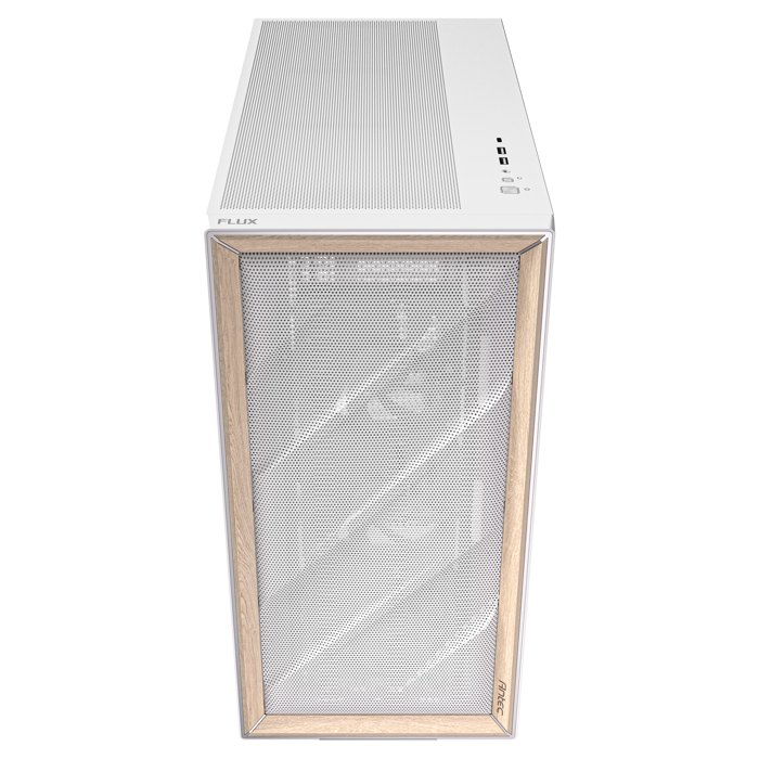 Antec Flux PC-Gehäuse, Full-Tower, E-ATX, Tempered Glass – weiß-0-761345-10134-9