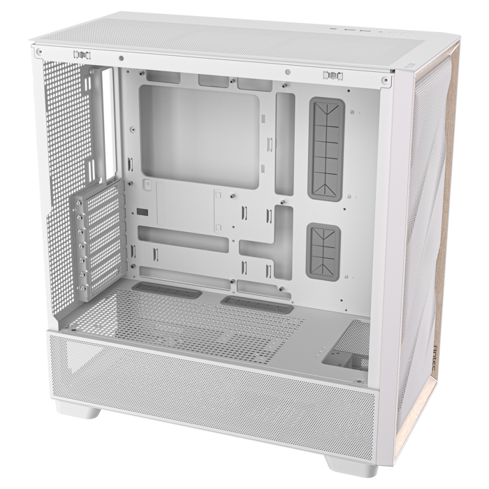 Antec Flux PC-Gehäuse, Full-Tower, E-ATX, Tempered Glass – weiß-0-761345-10134-9