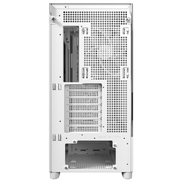 Antec Flux PC-Gehäuse, Full-Tower, E-ATX, Tempered Glass – weiß-0-761345-10134-9
