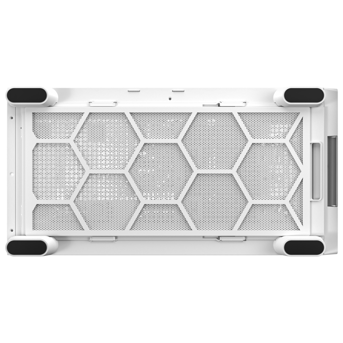 Antec Flux PC-Gehäuse, Full-Tower, E-ATX, Tempered Glass – weiß-0-761345-10134-9