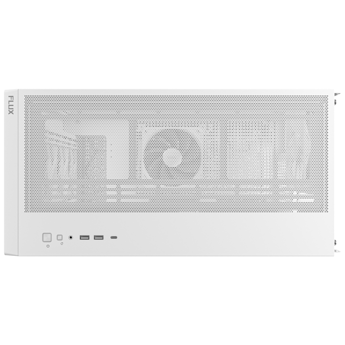 Antec Flux PC-Gehäuse, Full-Tower, E-ATX, Tempered Glass – weiß-0-761345-10134-9