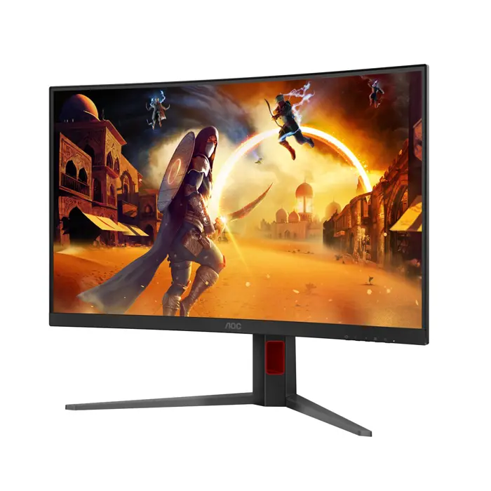 AOC 81,3cm (31,5") C32G4Z 16:09 HDMI+DP+USB Curved Bl/red
