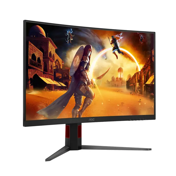 AOC 81,3cm (31,5") C32G4Z 16:09 HDMI+DP+USB Curved Bl/red