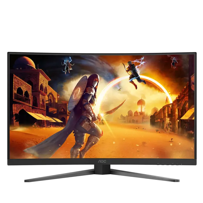 AOC 81,3cm (31,5") C32G4Z 16:09 HDMI+DP+USB Curved Bl/red
