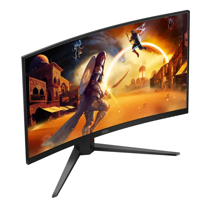 AOC 81,3cm (31,5") C32G4Z 16:09 HDMI+DP+USB Curved Bl/red