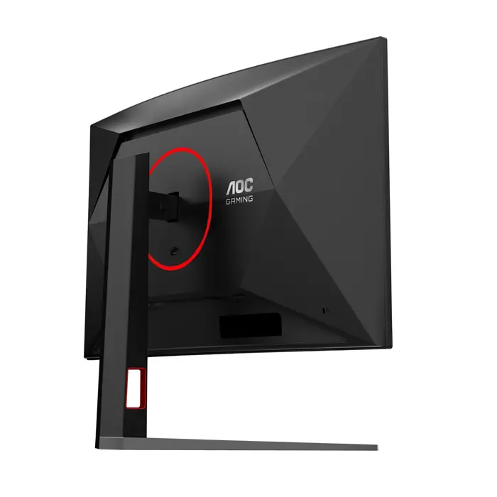 AOC 81,3cm (31,5") C32G4Z 16:09 HDMI+DP+USB Curved Bl/red