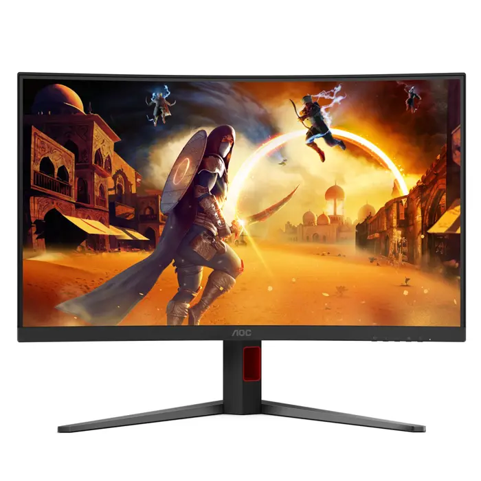 AOC 81,3cm (31,5") C32G4Z 16:09 HDMI+DP+USB Curved Bl/red