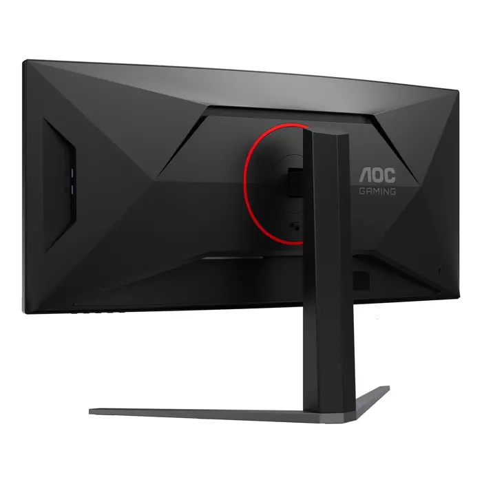 AOC G4 CU34G4CAP computer monitor 86.4 cm (34") 3440 x 1440 pixels UltraWide Quad HD LCD Black, Red