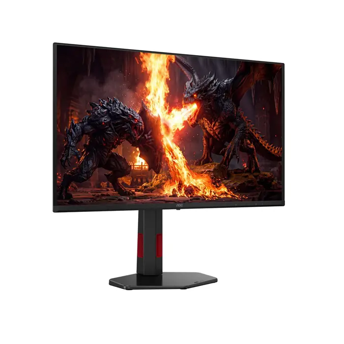 AOC G4 Q27G4SDR computer monitor 67.3 cm (26.5") 2560 x 1440 pixels Quad HD QD-OLED Black, Red