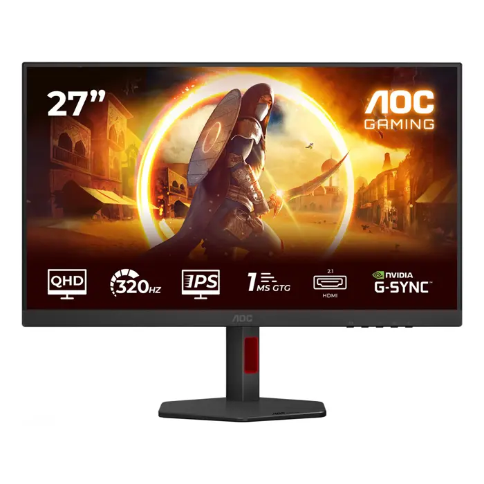 AOC Monitor 27" Q27G4SRU, HDMI+DP+USB, Red