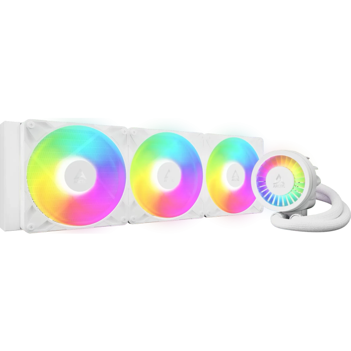 ARCTIC LIQUID FREEZER III PRO 420mm A-RGB vodno hlajenje za INTEL/AMD procesorje (bel)