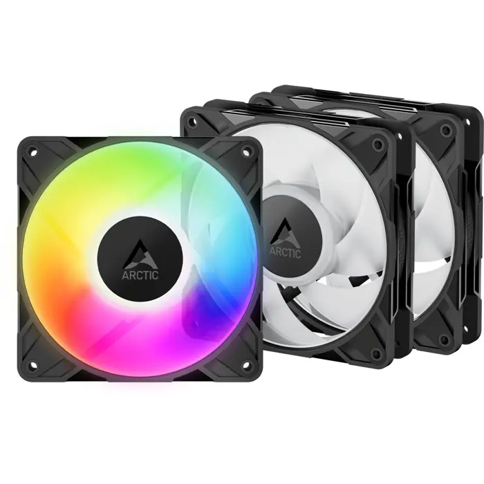 Arctic P12 Pro A-RGB LN (black, pack of 3, 120 mm)
