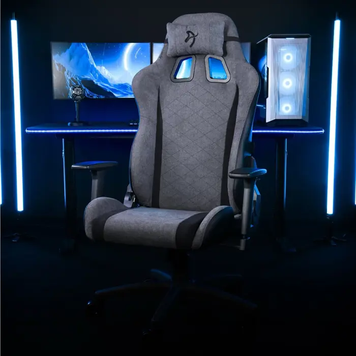 Arozzi Gaming Stuhl Avanti Ash SoftFabric
