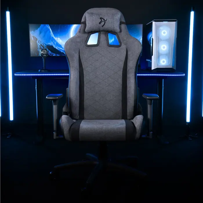 Arozzi Gaming Stuhl Avanti Ash SoftFabric