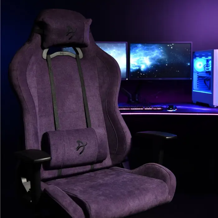 Arozzi Gaming Stuhl Toretta Purple SoftFabric