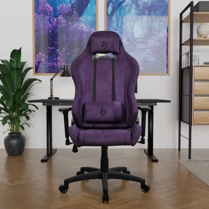Arozzi Gaming Stuhl Toretta Purple SoftFabric