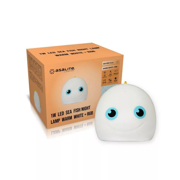 Asalite LED night lamp Sea Fish 1W