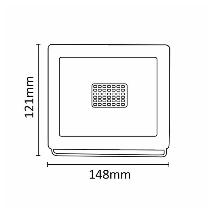 Asalite LED white spotlight Slim 30W 4500K (2700 lumens)