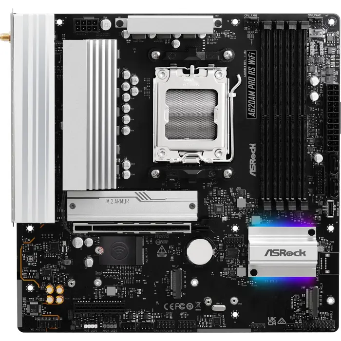 ASRock A620AM PRO RS WIFI - Socket AM5 - Motherboard
