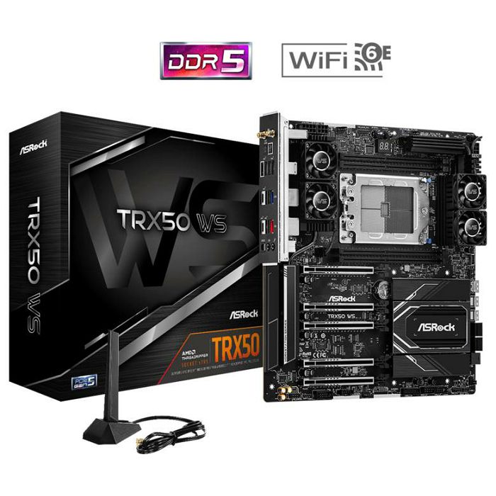 ASROCK MB AMD TRX50/4DDR5/4SATA3