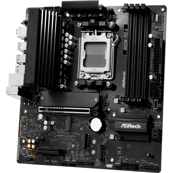 ASRock MB B850M PRO-A, S.AM5, DDR5, PCIe 5.0, HDMI/DP, mATX
