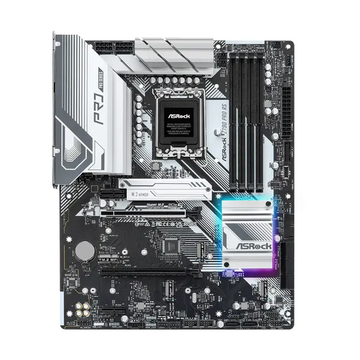 ASRock MB Z790 PRO RS , S.1700, 4xDDR5/7200(OC), PCIe 5.0, 2.5G-LAN, HDMI/DP, USB-C, ATX