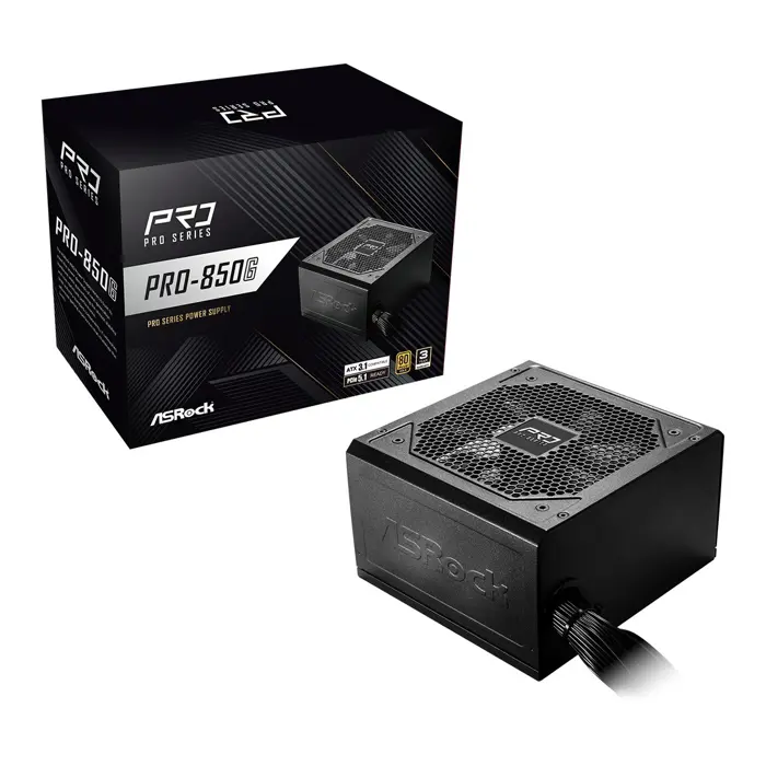 Asrock PRO-850G power supply unit 850 W 24-pin ATX ATX Black