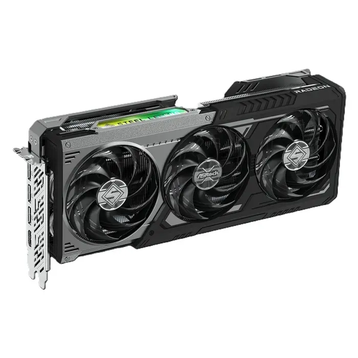 ASRock RX9070GRE Steel Legend Dark 12GB OC graphics card