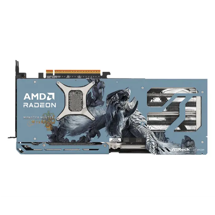 Asrock RX9070XT Monster Hunter Wild 16G graphics card