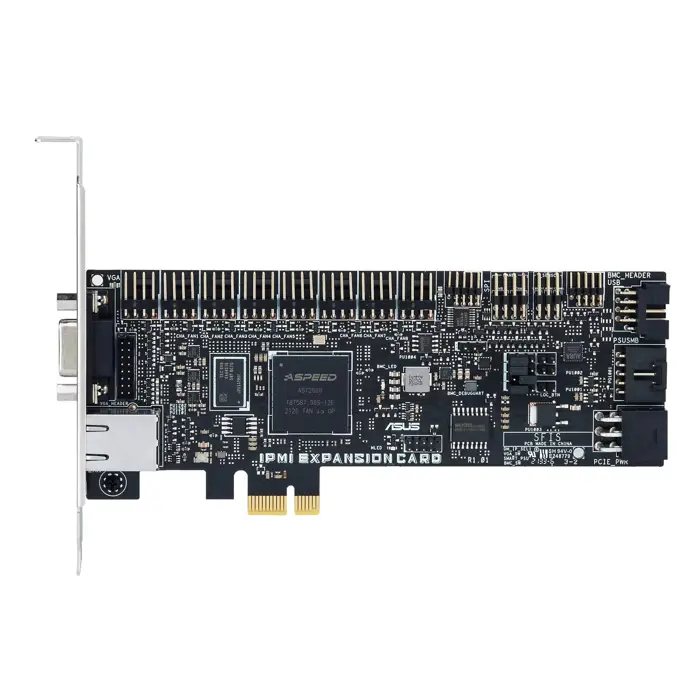 ASUS IPMI EXPANSION CARD-SI interface cards/adapter Internal RJ-45, VGA