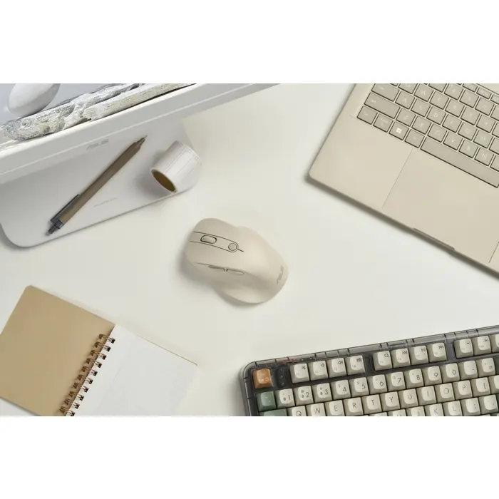 ASUS MD105 /MK-WH mouse Universal Right-hand RF Wireless + Bluetooth 2400 DPI