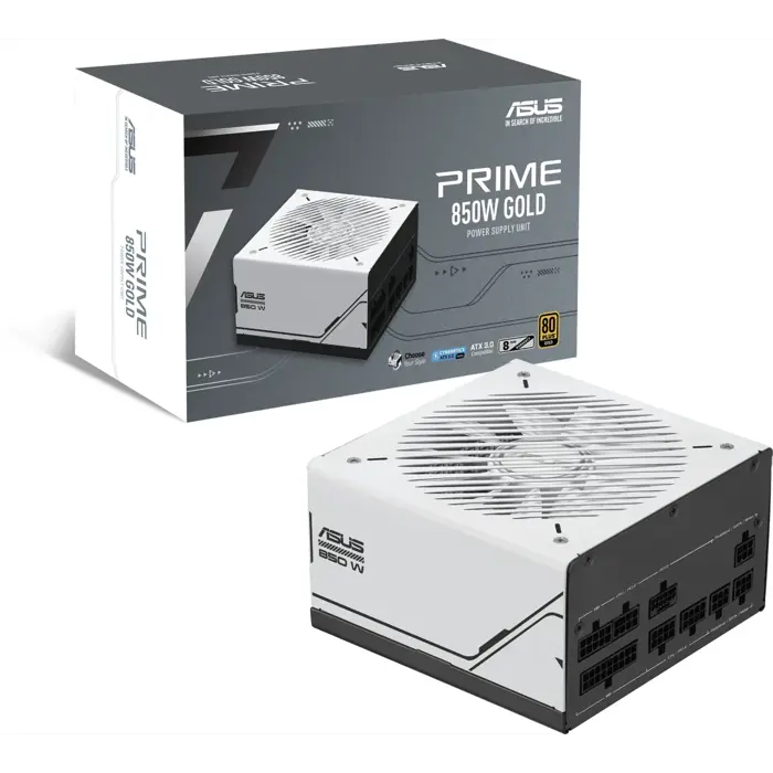ASUS Prime Gold AP-850G 80 PLUS GOLD Netzteil - 850 Watt, bulk - weiß-90YE00U0-B0NB00