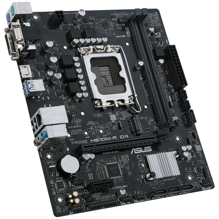 ASUS Prime H610M-R D4-SI, Intel H610 Mainboard, Socket 1700, DDR4 90MB1B40-M0ECY0