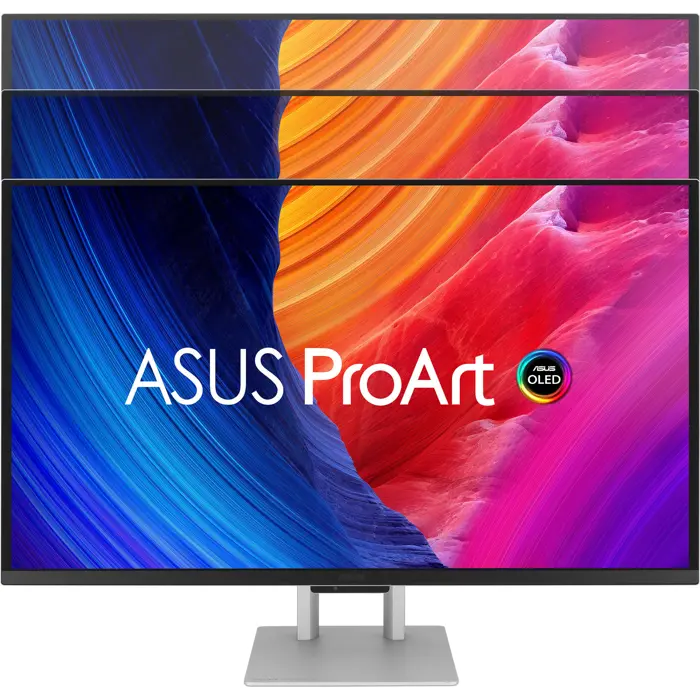 Asus ProArt Display QD-OLED PA27UCDMR (67.3 cm (26.5 inches), silver, UltraHD/4K, HDMI, DP, Thunderbolt 4, USB hub, 240Hz panel)