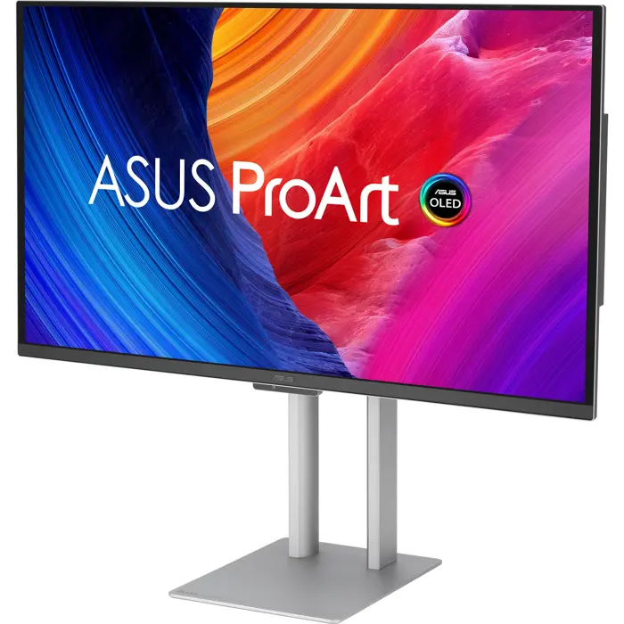 Asus ProArt Display QD-OLED PA27UCDMR (67.3 cm (26.5 inches), silver, UltraHD/4K, HDMI, DP, Thunderbolt 4, USB hub, 240Hz panel)