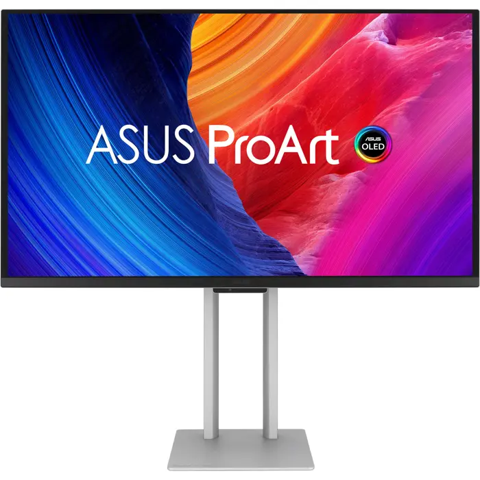 Asus ProArt Display QD-OLED PA27UCDMR (67.3 cm (26.5 inches), silver, UltraHD/4K, HDMI, DP, Thunderbolt 4, USB hub, 240Hz panel)