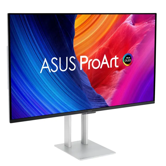 ASUS ProArt OLED PA32UCDM computer monitor 80 cm (31.5") 3840 x 2160 pixels 4K Ultra HD QD-OLED Silver