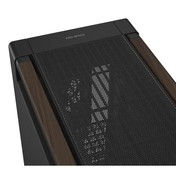ASUS ProArt PA602 Wood Edition Modern Black - Metal Panel Midi Tower Black, Wood