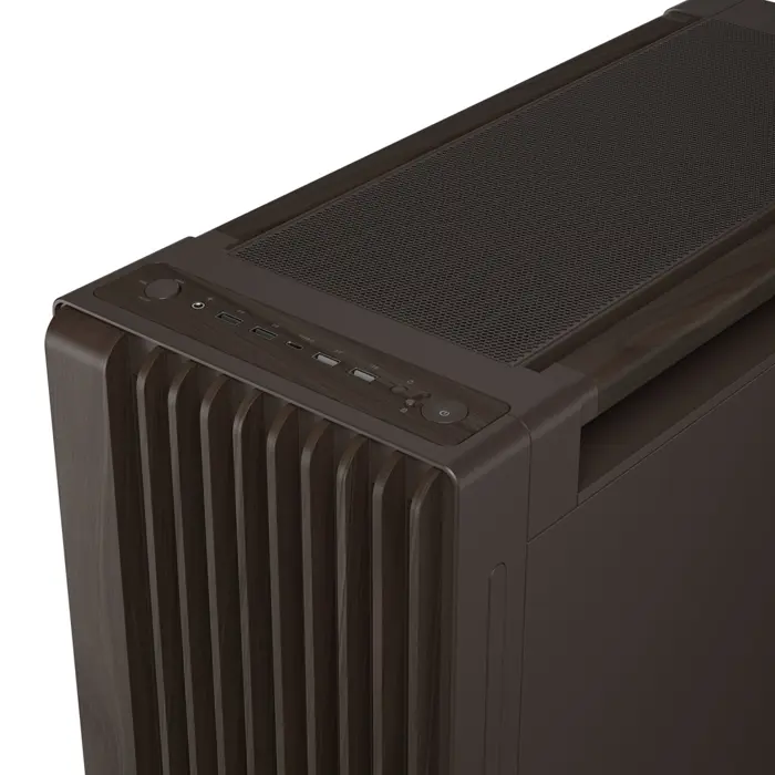 ASUS ProArt PA602 Wood Edition Retro Brown - Tempered Glass Panel Midi Tower