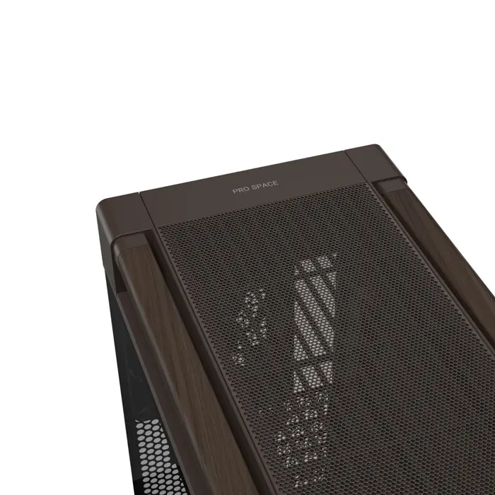 ASUS ProArt PA602 Wood Edition Retro Brown - Tempered Glass Panel Midi Tower