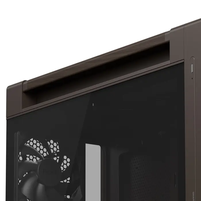 ASUS ProArt PA602 Wood Edition Retro Brown - Tempered Glass Panel Midi Tower