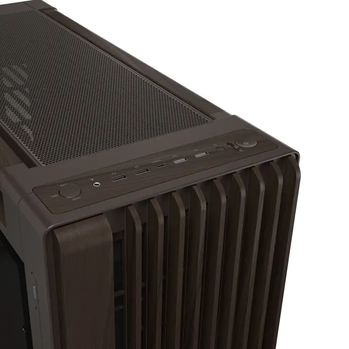 ASUS ProArt PA602 Wood Edition Retro Brown - Tempered Glass Panel Midi Tower