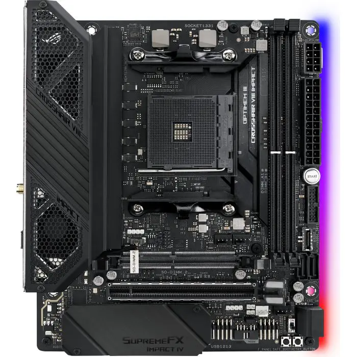ASUS ROG CROSSHAIR VIII IMPACT - Socket AM4 - mainboard