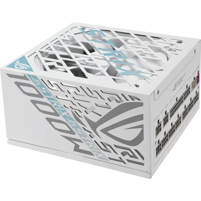 Asus ROG Strix 1000W Platinum White Edition (ROG Equalizer) (white, 1x 12 pin high power GPU, 4x PCIe, cable management, 1000 watts)