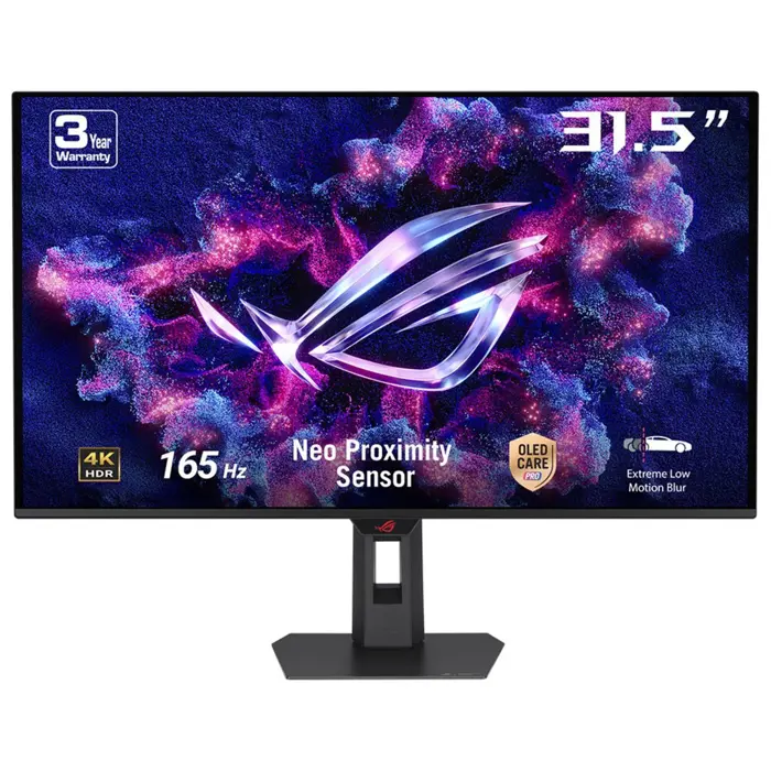 ASUS ROG Strix OLED XG32UCDS computer monitor 80 cm (31.5") 3840 x 2160 pixels 4K Ultra HD QD-OLED Black