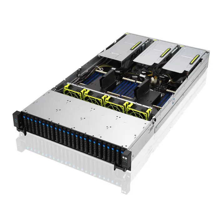ASUS RS720-E11-RS24U Intel C741 Rack (2U) Black, Silver