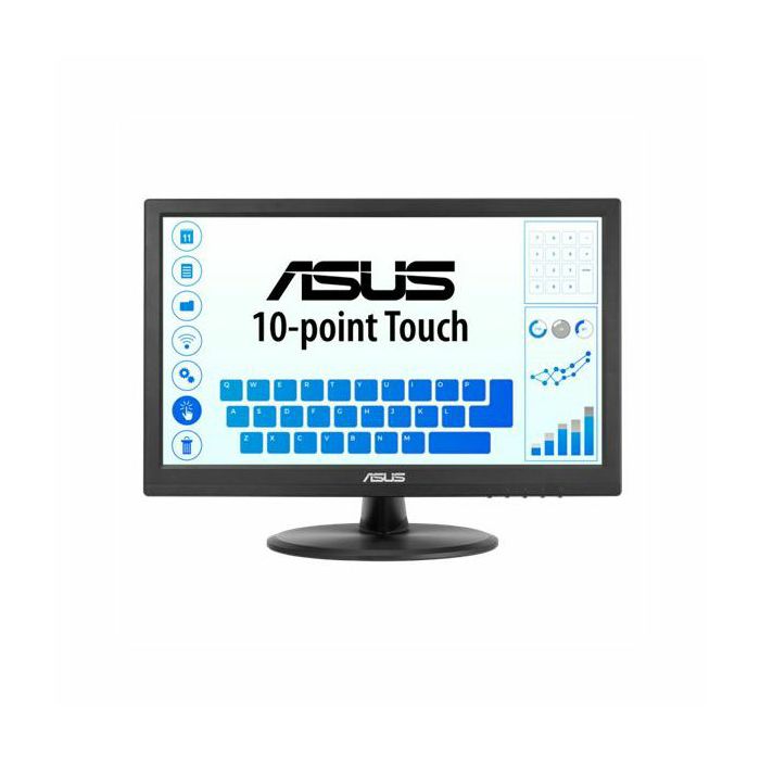 ASUS Touch-Monitor VT168HR - 39.6 cm (15.6") - 1366 x 768 WXGA - 90LM02G1-B04170
